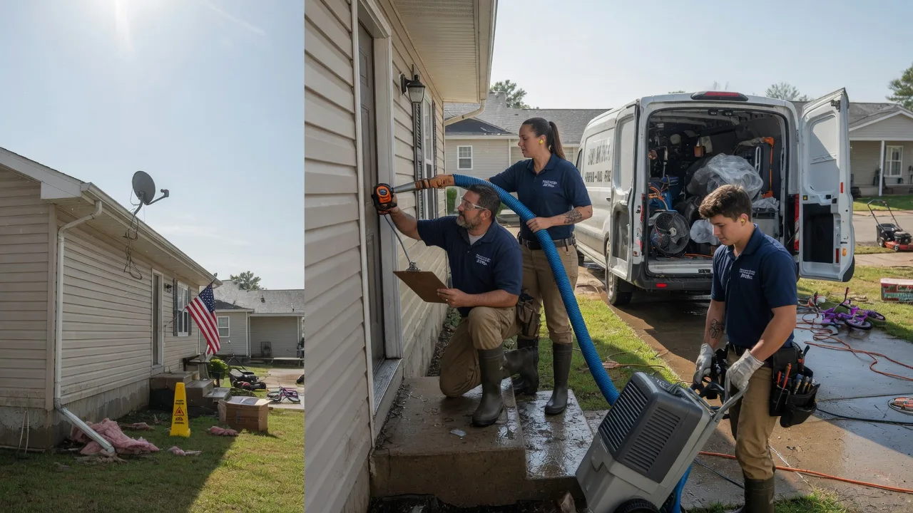 Ceiling Water Damage Restoration in Rossburg, OH near me